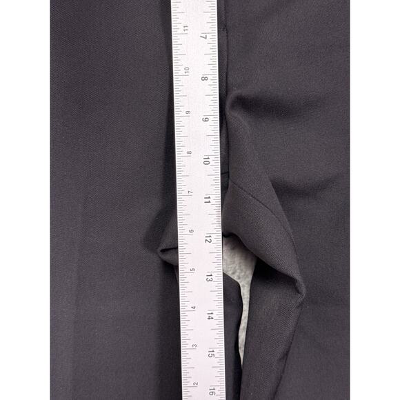 New Anine Bing Classic Pants 32 / US 2 Womens Black Wool Slim Straight Trouser - Picture 4 of 8